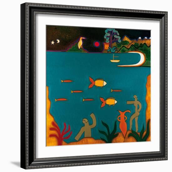 Les Trésors Romaines Au Fond De La Mer Mediterraneen, 2014-Cristina Rodriguez-Framed Giclee Print