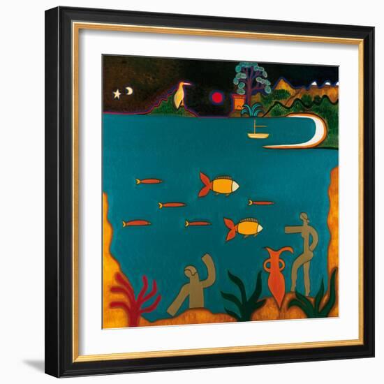 Les Trésors Romaines Au Fond De La Mer Mediterraneen, 2014-Cristina Rodriguez-Framed Giclee Print