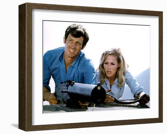 LES TRIBULATIONS D'UN CHINOIS EN CHINE, 1965 by PHILIPPE by BROCA Jean-Paul Belmondo and Ursula And-null-Framed Photo