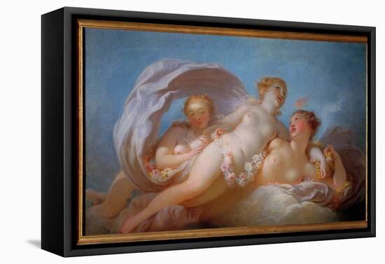 Les Trois Graces, 18Th Century (Oil on Canvas)-Jean-Honore Fragonard-Framed Premier Image Canvas