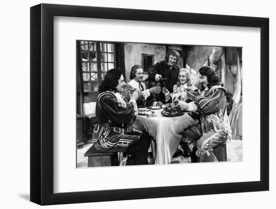 LES TROIS MOUSQUETAIRES, 1953 directed by ANDRE HUNEBELLE jean Martinelli, Georges Marchal, Bourvil-null-Framed Photo