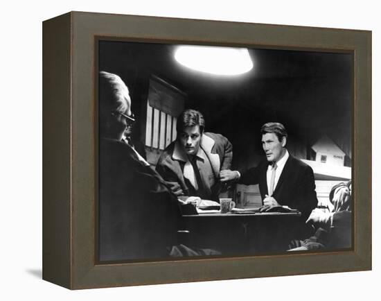 Les Tueurs by San Francisco (Once a Thief) by Ralph Nelson with Alain Delon and Jack Palance, 1965 -null-Framed Stretched Canvas