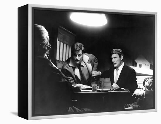 Les Tueurs by San Francisco (Once a Thief) by Ralph Nelson with Alain Delon and Jack Palance, 1965 -null-Framed Stretched Canvas