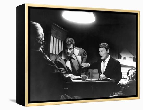 Les Tueurs by San Francisco (Once a Thief) by Ralph Nelson with Alain Delon and Jack Palance, 1965 -null-Framed Stretched Canvas