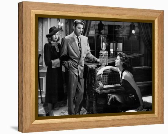 Les tueurs The killers A Man Alone by Robert Siodmak with Virginia Christine, Burt Lancaster, Ava G-null-Framed Stretched Canvas