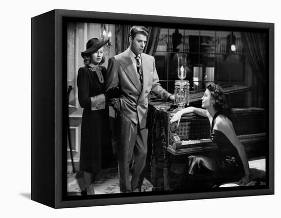 Les tueurs The killers A Man Alone by Robert Siodmak with Virginia Christine, Burt Lancaster, Ava G-null-Framed Stretched Canvas