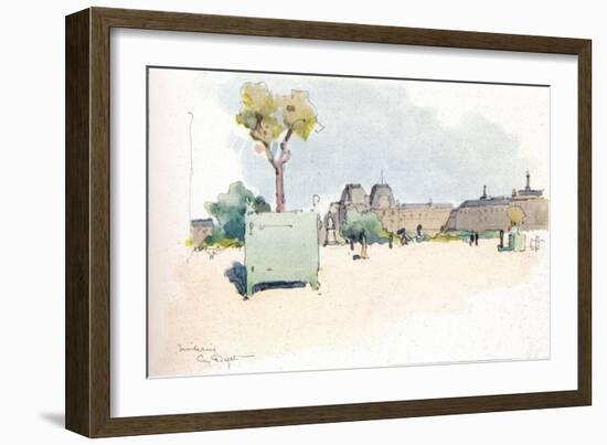 'Les Tuileries', 1915-Eugene Bejot-Framed Giclee Print