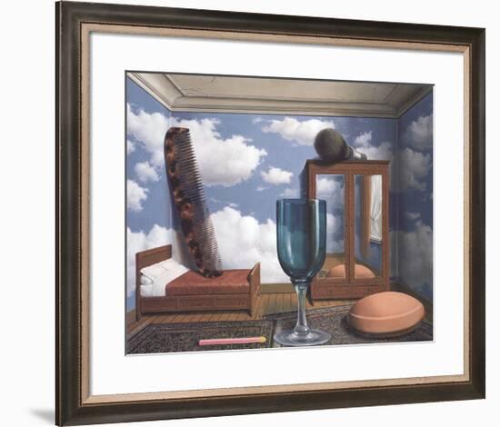 Les Valeurs Personnelles-Rene Magritte-Framed Art Print