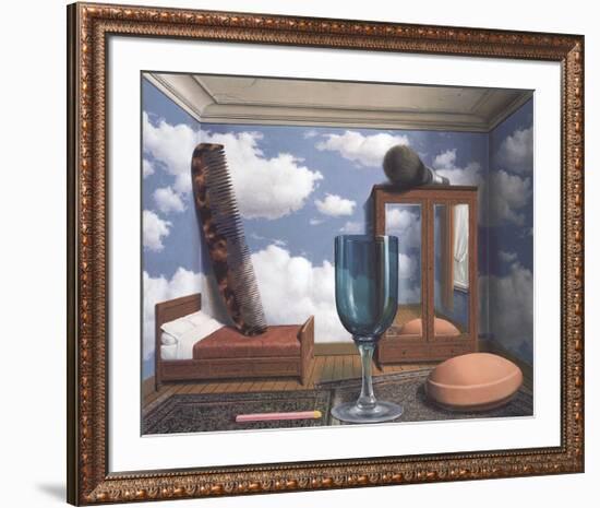 Les Valeurs Personnelles-Rene Magritte-Framed Art Print