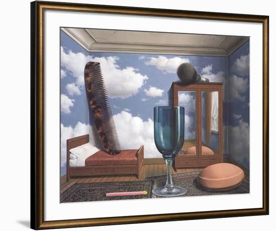 Les Valeurs Personnelles-Rene Magritte-Framed Art Print