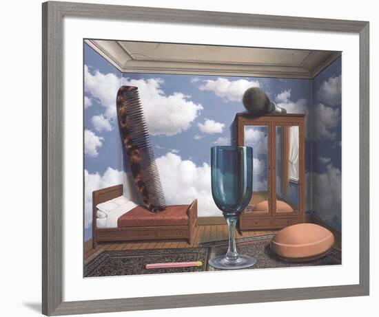 Les Valeurs Personnelles-Rene Magritte-Framed Art Print