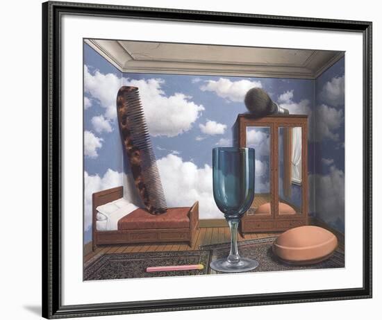 Les Valeurs Personnelles-Rene Magritte-Framed Art Print