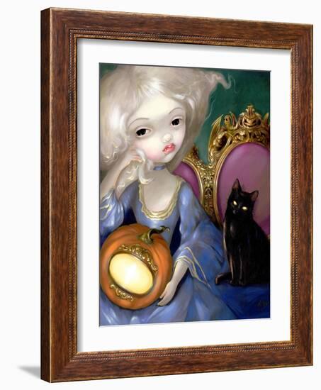 Les Vampires: Lanterne-Citrouille-Jasmine Becket-Griffith-Framed Art Print