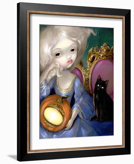 Les Vampires: Lanterne-Citrouille-Jasmine Becket-Griffith-Framed Art Print