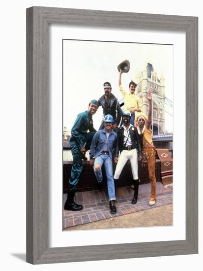 Les Village People in London on August 1St, 1980-null-Framed Photo