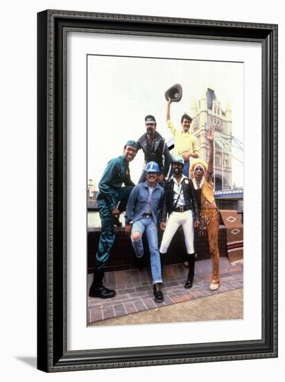 Les Village People in London on August 1St, 1980-null-Framed Photo