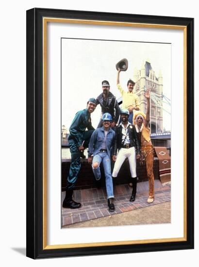 Les Village People in London on August 1St, 1980-null-Framed Photo