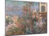 Les Villas a Bordighera-Claude Monet-Mounted Art Print