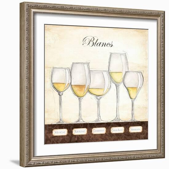 Les Vins Blancs-Andrea Laliberte-Framed Art Print