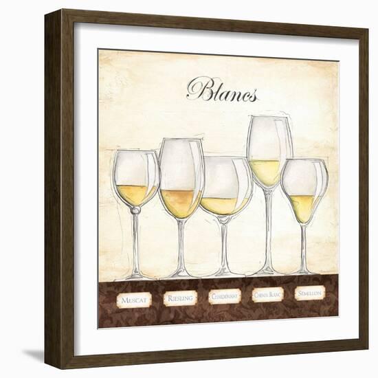 Les Vins Blancs-Andrea Laliberte-Framed Art Print