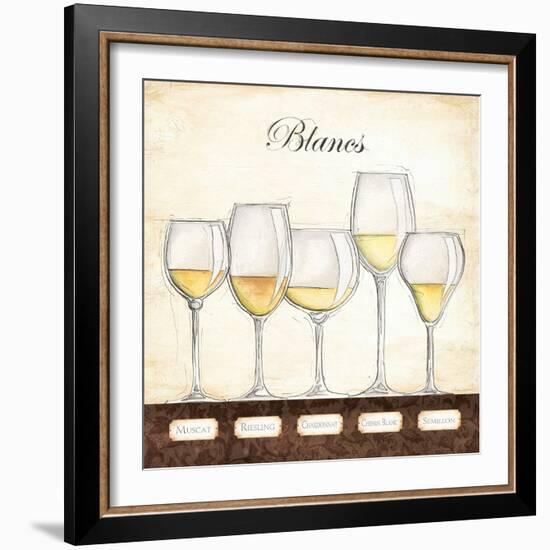 Les Vins Blancs-Andrea Laliberte-Framed Art Print