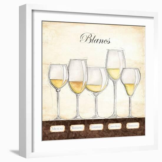 Les Vins Blancs-Andrea Laliberte-Framed Art Print