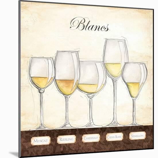 Les Vins Blancs-Andrea Laliberte-Mounted Art Print