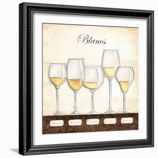 Les Vins Blancs-Andrea Laliberte-Framed Art Print