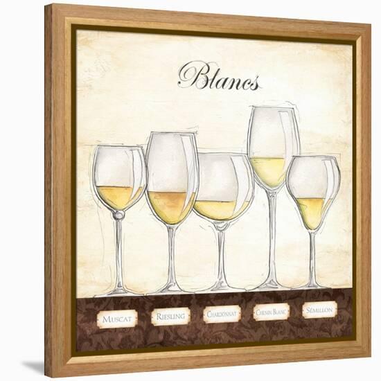 Les Vins Blancs-Andrea Laliberte-Framed Stretched Canvas