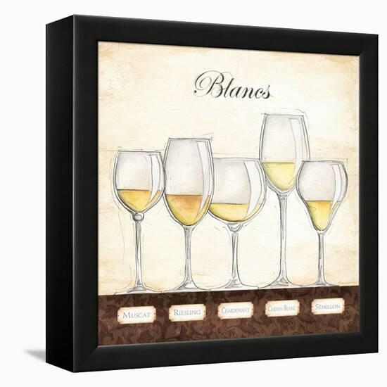 Les Vins Blancs-Andrea Laliberte-Framed Stretched Canvas