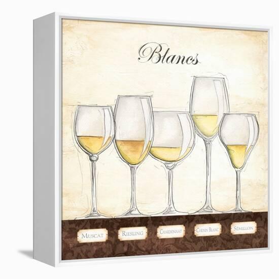 Les Vins Blancs-Andrea Laliberte-Framed Stretched Canvas