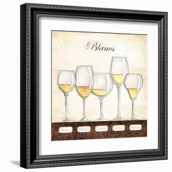 Les Vins Blancs-Andrea Laliberte-Framed Art Print