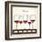 Les Vins Rouges-Andrea Laliberte-Framed Art Print