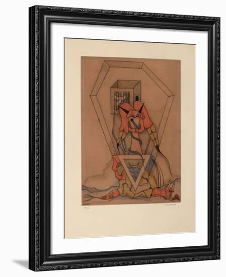 Les Vitriers 1-Jorge Camacho-Framed Limited Edition