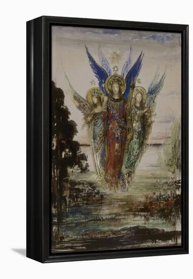 Les Voix du soir-Gustave Moreau-Framed Premier Image Canvas