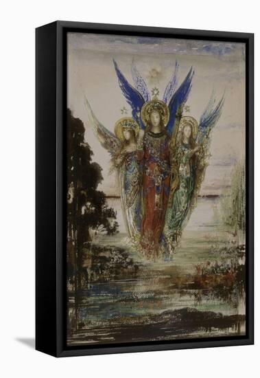 Les Voix du soir-Gustave Moreau-Framed Premier Image Canvas