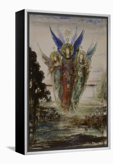 Les Voix du soir-Gustave Moreau-Framed Premier Image Canvas