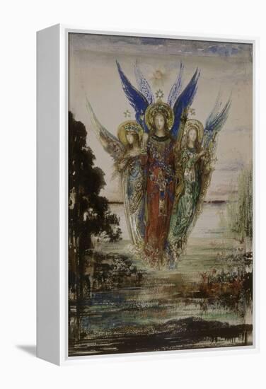 Les Voix du soir-Gustave Moreau-Framed Premier Image Canvas