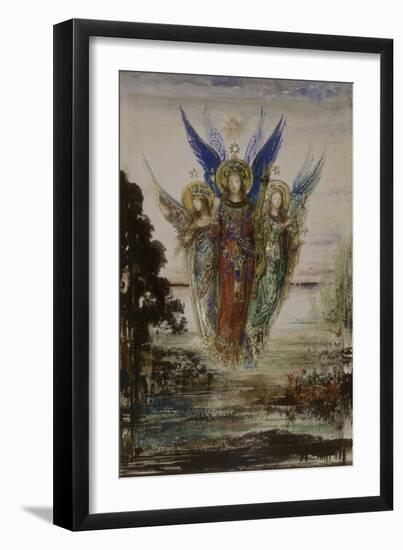 Les Voix du soir-Gustave Moreau-Framed Giclee Print