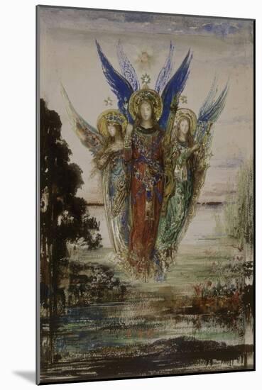 Les Voix du soir-Gustave Moreau-Mounted Giclee Print