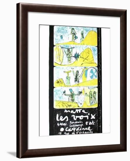 Les Voix-Roberto Matta-Framed Premium Edition