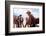 Les Voleurs by Trains THE TRAIN ROBBERS by BurtKennedy with Ben Johnson, Christopher George, Rod Ta-null-Framed Photo