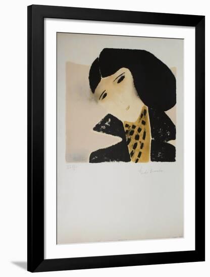 Les yeux noirs-Andre Brasilier-Framed Limited Edition