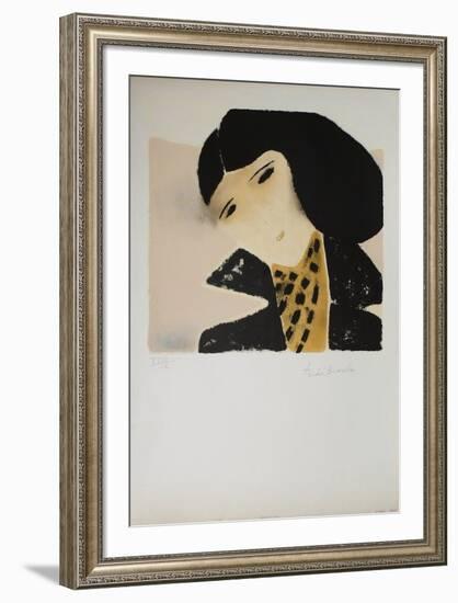 Les yeux noirs-Andre Brasilier-Framed Limited Edition