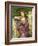 Lesbia and Her Sparrow-Edward John Poynter-Framed Giclee Print