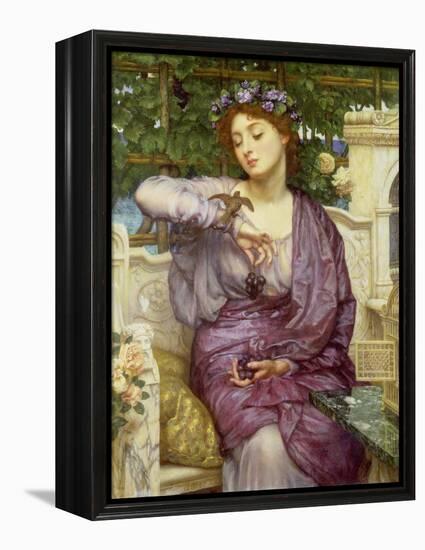 Lesbia with Her Sparrow, 1907-Edward John Poynter-Framed Premier Image Canvas