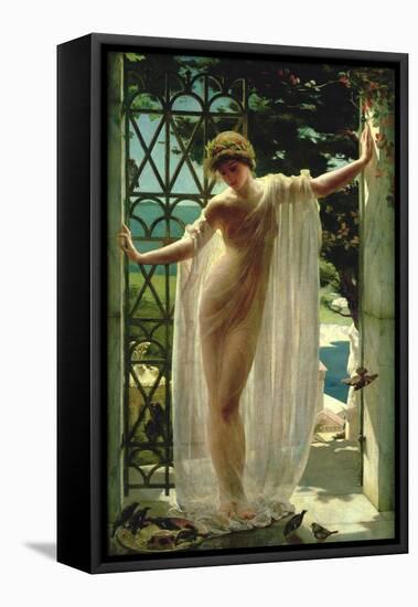 Lesbia-John Reinhard Weguelin-Framed Premier Image Canvas