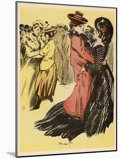 Lesbian Dance Hall Paris-Minartz-Mounted Photographic Print