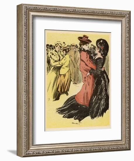 Lesbian Dance Hall Paris-Minartz-Framed Photographic Print