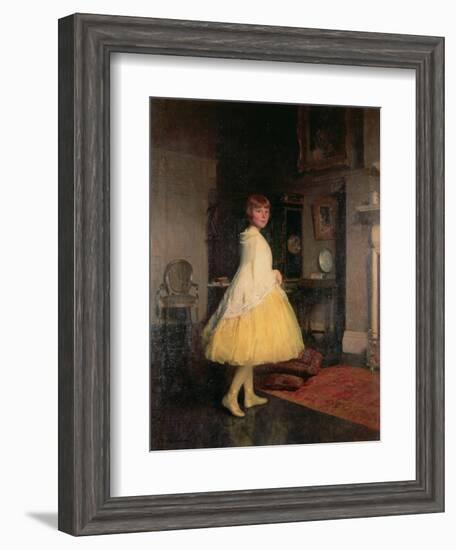 Lesley in the Studio, 1923-Thomas Martine Ronaldson-Framed Giclee Print